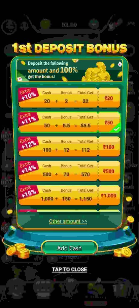 How to Add Cash in Jaiho777 Apk?
